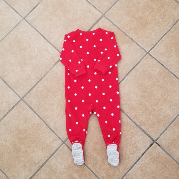 Little Girls Footed Onesie - Picture 2 of 2